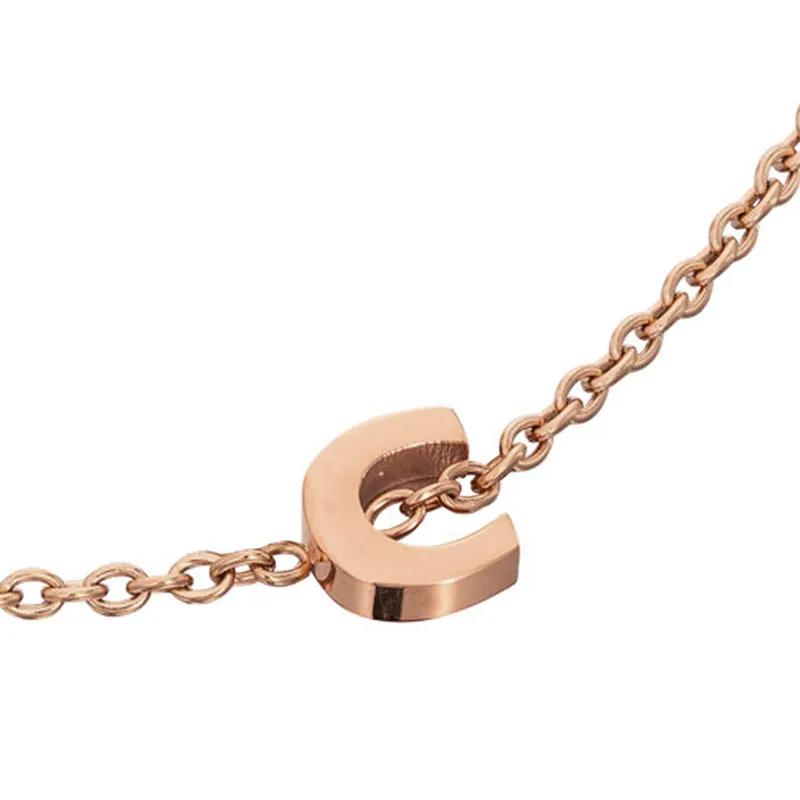 Initial Bracelet Bundle (Rose Gold)