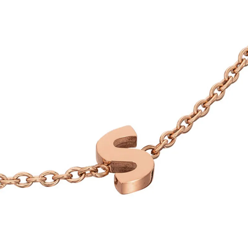 Initial Bracelet Bundle (Rose Gold)