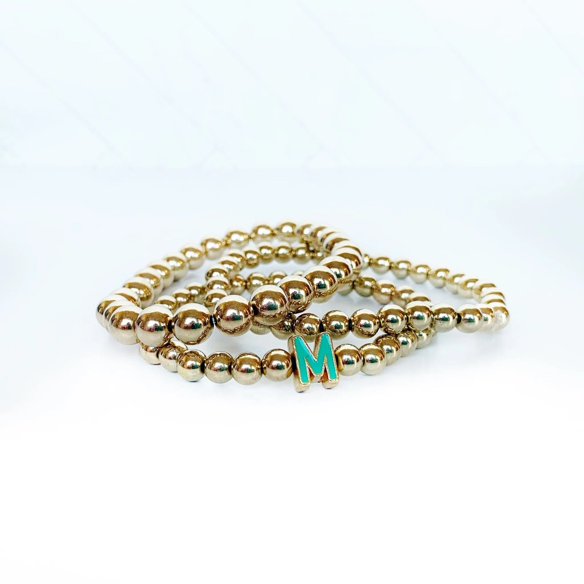 Initial Bracelet Set