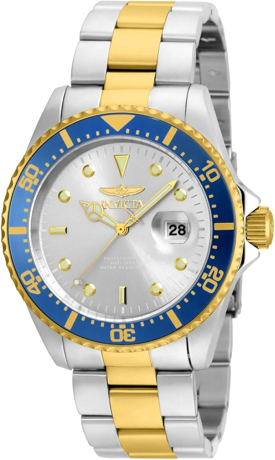 Invicta Men's 'Pro Diver' Quartz Stainless Steel Casual Watch (Model: 22061)