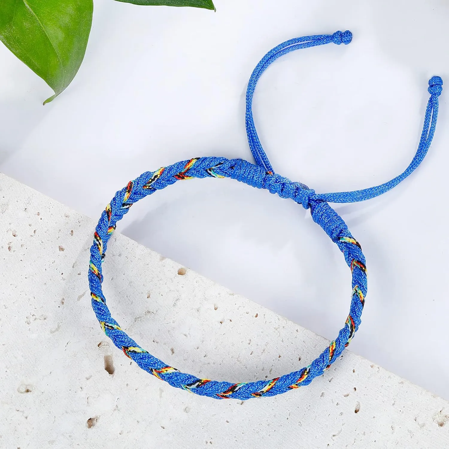 JENDEAR SHINE Braided Rope Bracelet for Women, Handmade Rope Jewelry Adjustable, Birthday Friendship Couple Gift