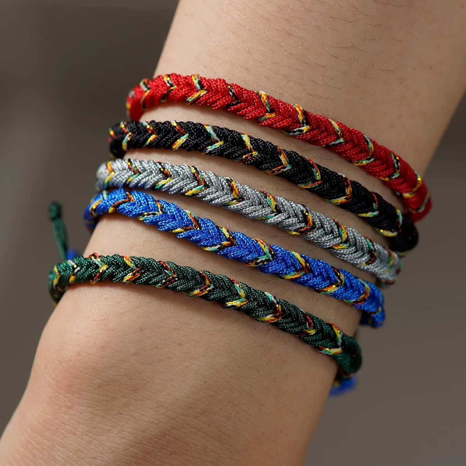 JENDEAR SHINE Braided Rope Bracelet for Women, Handmade Rope Jewelry Adjustable, Birthday Friendship Couple Gift
