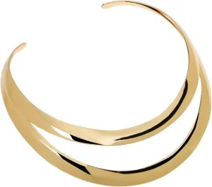 Jerollin Gold/Silver Choker Collar Necklaces for Women, Stainless Steel Gold Statement Necklace Open Choker Bib Necklace African Jewelry Necklace