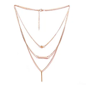 Joker & Witch Gold Metal Layered Necklace for Women