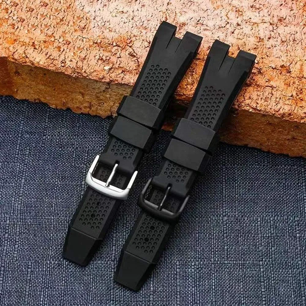 Kevisae Rubber Silicone Watch Band Strap Compatible with Citizen AW1475 1476 1477 CA4154 4155 with Free Spring Bar Tool- Citizen Watch Band