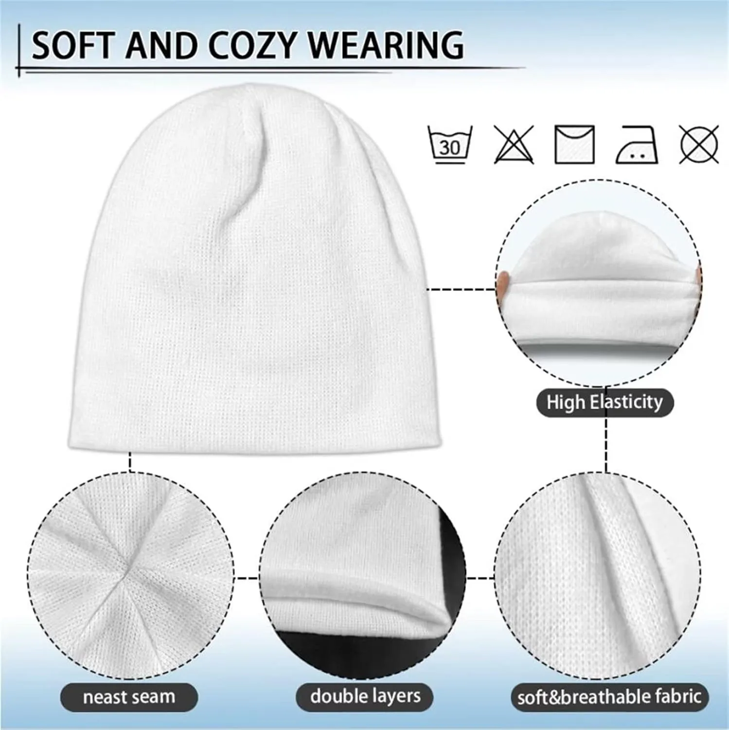 Kids Boys Girls Skull Cap Slouchy Casual Beanies Knit Cuffed Caps Warm Thermal Beanie for Running Workout