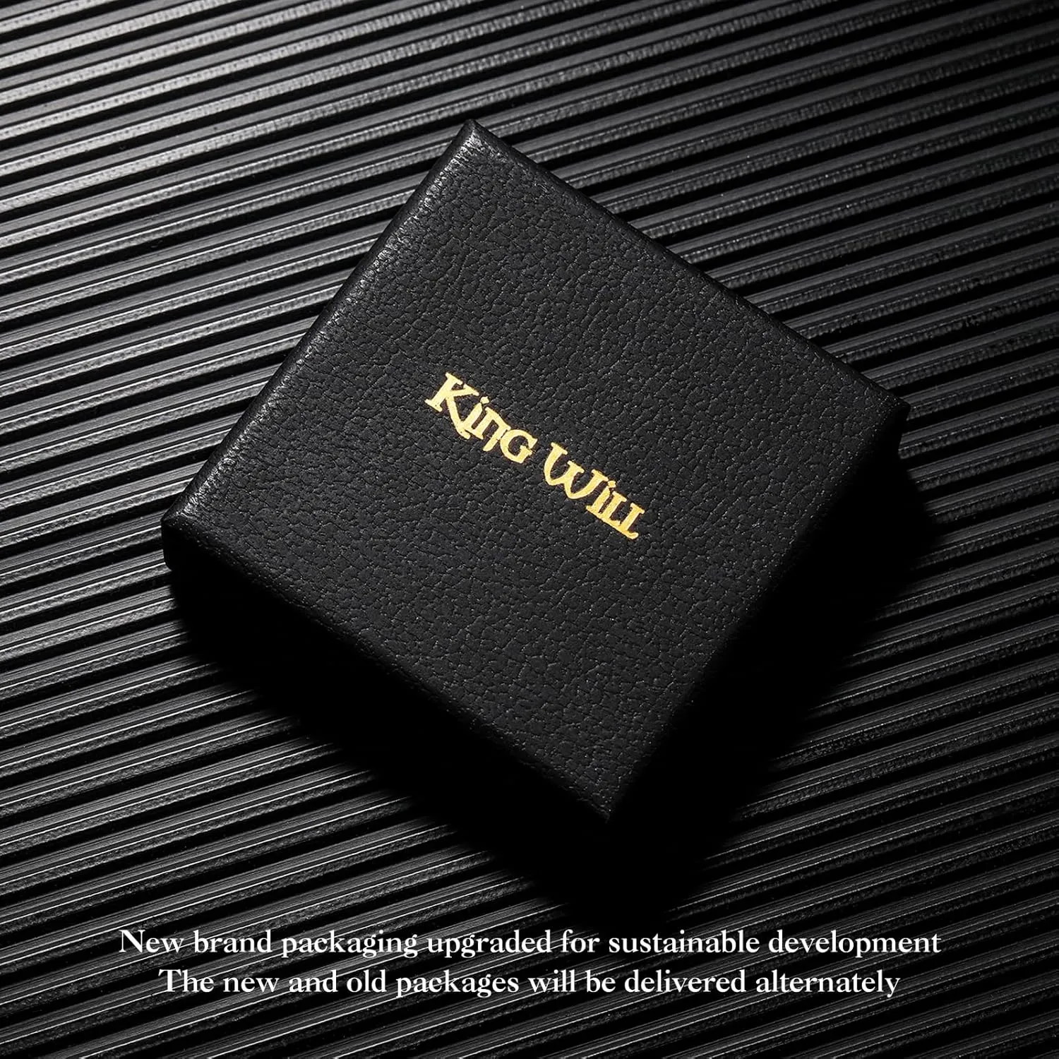 King Will Men's Gunmetal/Black Tungsten Signet Rings Thumb Pinky Biker Band Ring For Men High Polished Plain Wedding Statement Ring Comfort Fit Size 7-12