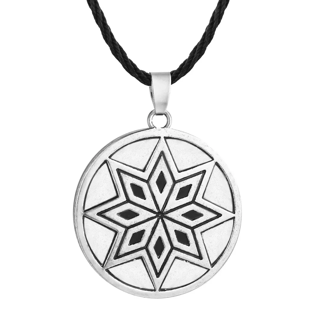 Kinitial Vintage Thor's Hammer Mjolnir Pendant Necklace Viking Scandinavian Norse Cross Knot Charm Necklaces Men Gift Jewelry