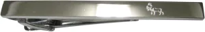 Kiola Designs Silver Toned Etched Sleek Left Facing Moose Tie Clip