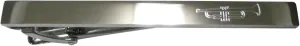Kiola Designs Silver Toned Etched Sleek Trumpet Music Instrument Tie Clip