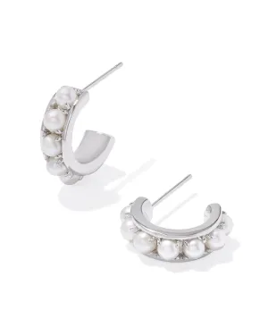 Krista Huggie Earrings - Silver