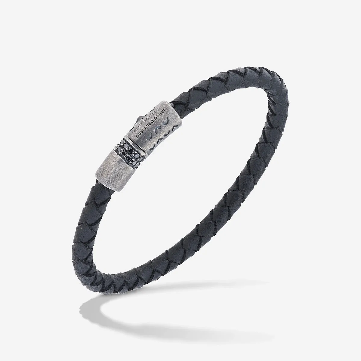 LASH Bracelet with Oxidized Cylinder Clasp