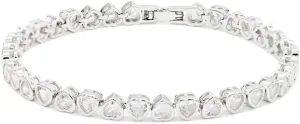 Lavencious Elegant 7" Tennis Bracelet Adorned with Sparkling Heart-Shaped AAA Cubic Zirconia for Women