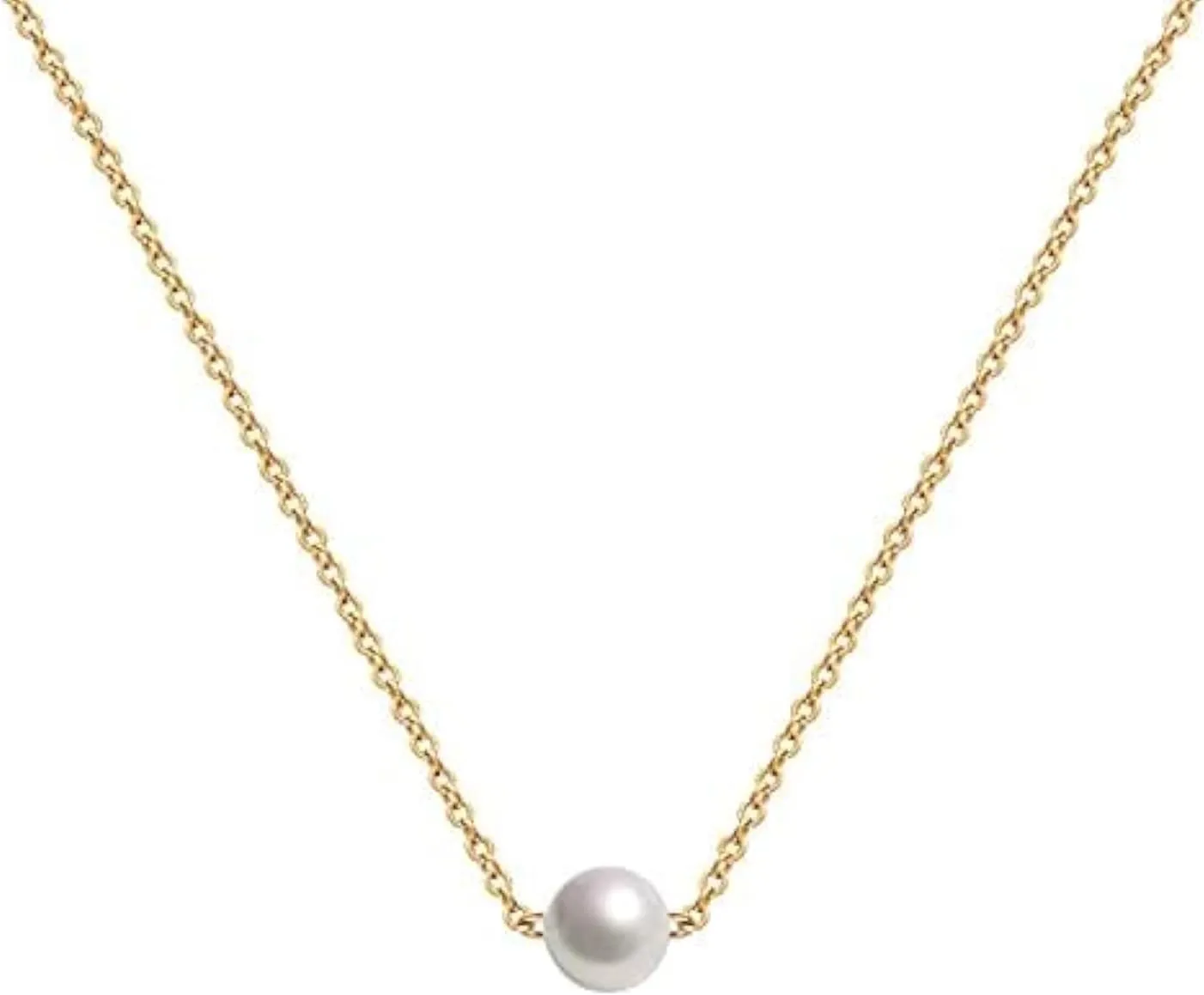 Lcherry Dainty Choker Necklace for Women 14K Gold Plated Choker Necklace Gifts for Her