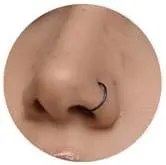 Ldurian Nose Rings for Women, Gold Hypoallergenic Nose Ring Hoop, 316L Surgical Steel Septum Cartilage Earring, 20G 18G 16G 14 Guage Diameter 5mm to 16mm Body Piercing Lip Jewelry
