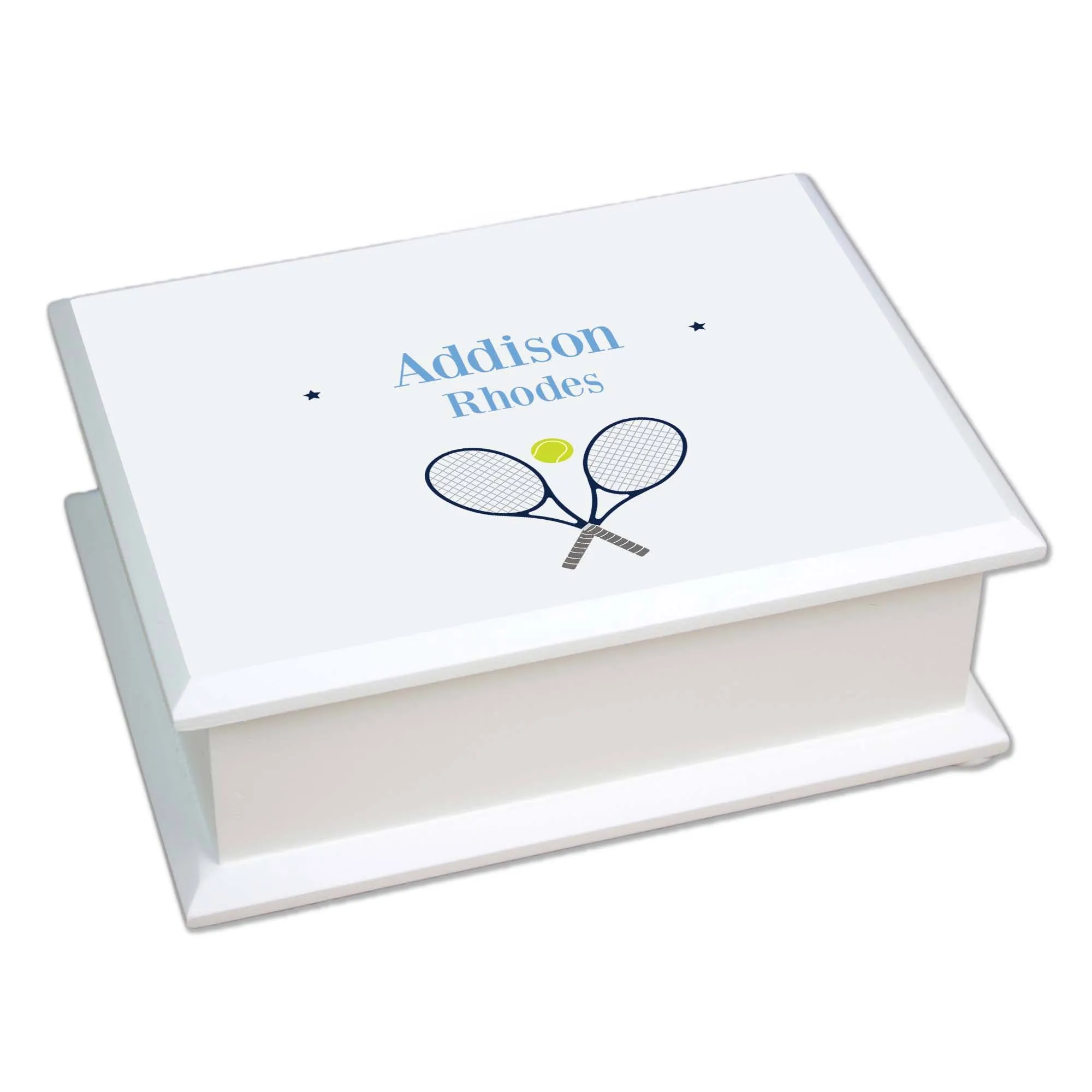 Lift Top Jewelry Box - Lacrosse