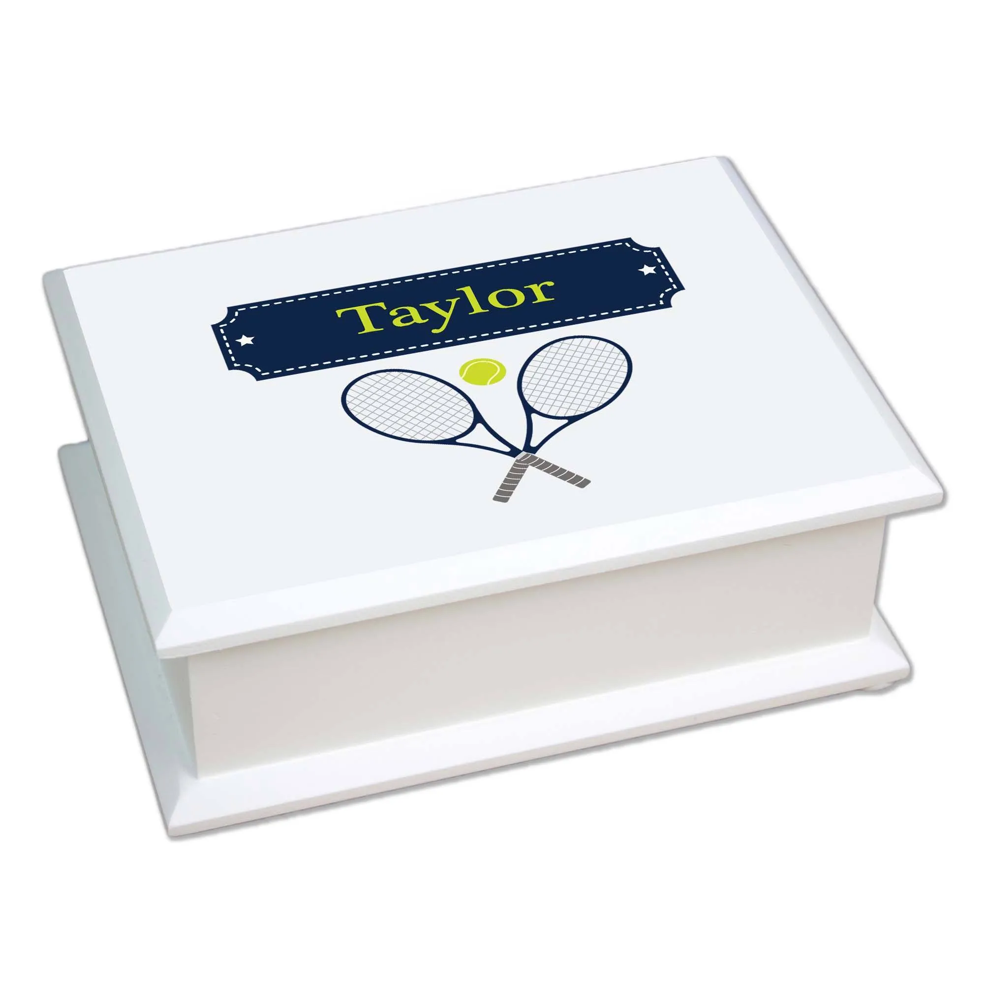 Lift Top Jewelry Box - Lacrosse