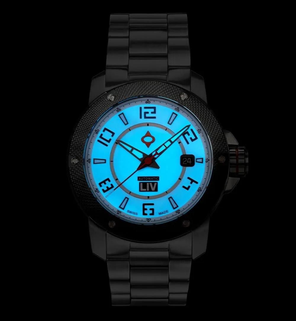 LIV GX1-A Swiss Automatic Movement Men's Casual Watch
