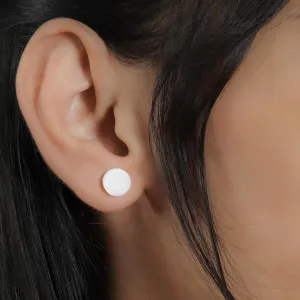 Marble Stories Marble Stud Earrings for Women, Small Earrings for Women Trendy, Women's Jewelry Earrings Studs