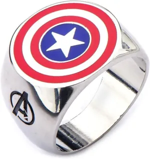 Marvel Comics Cap AMER STL RNG