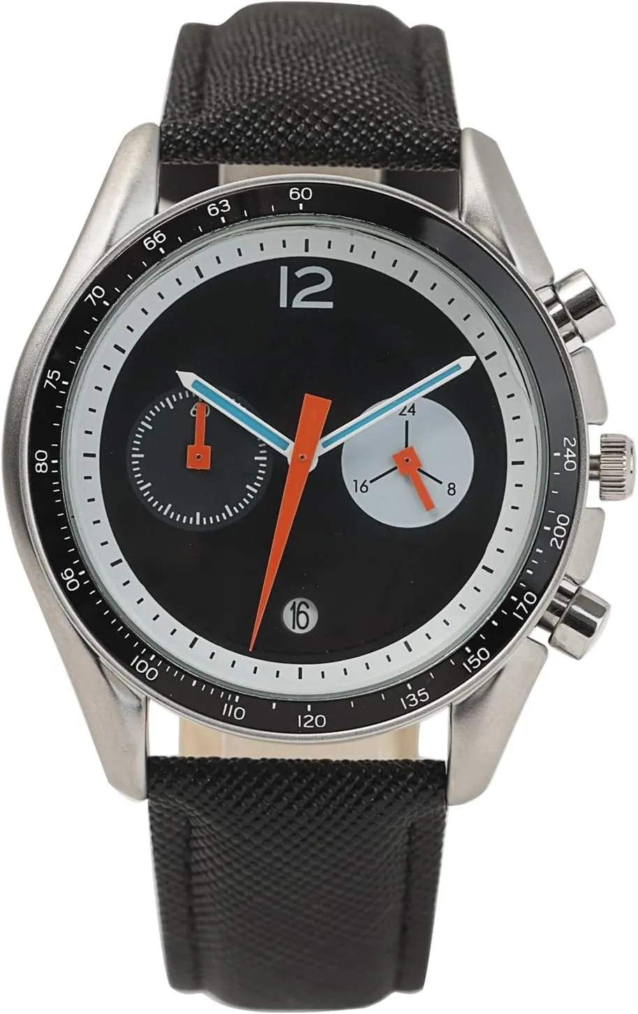 Mens Easy Reader Watch Waterproof Luminous Chronograph Fashion Casual Business Sport Watches for Men, Auto Date