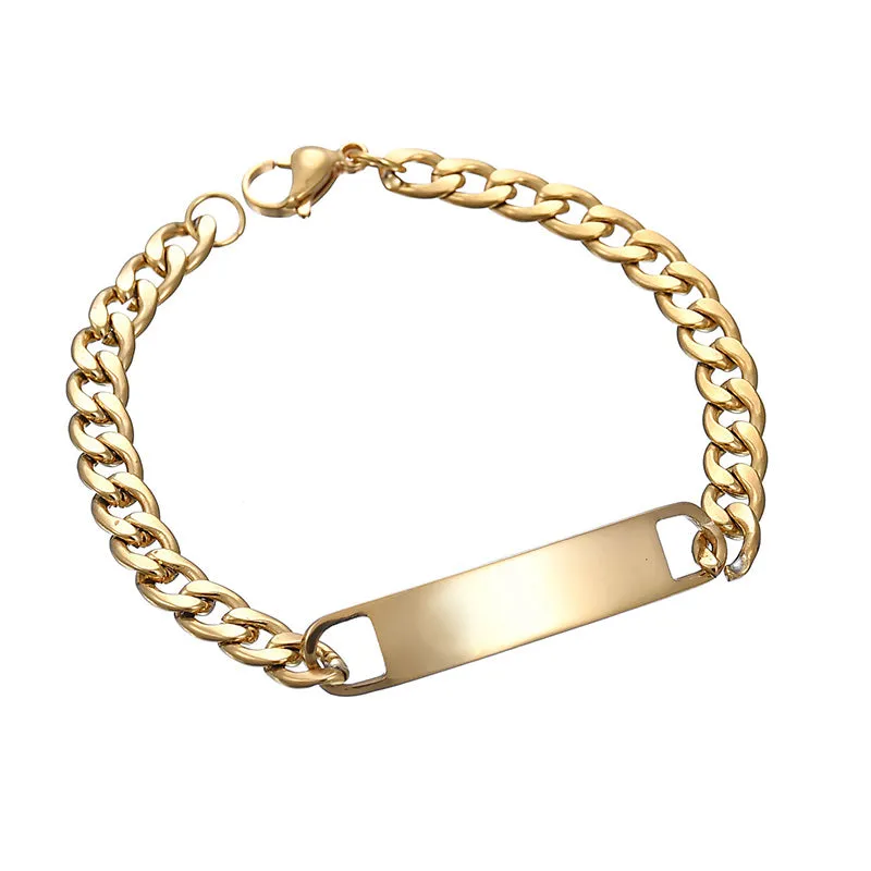 Men's Personalized Bracelet With Letter