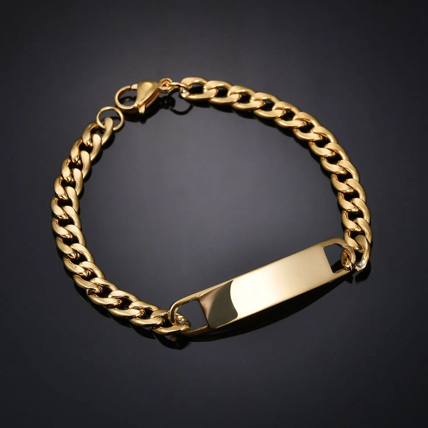 Men's Personalized Bracelet With Letter
