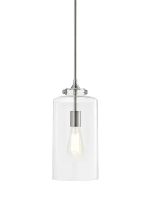 Menton Brushed Nickel 1 Light Pendant