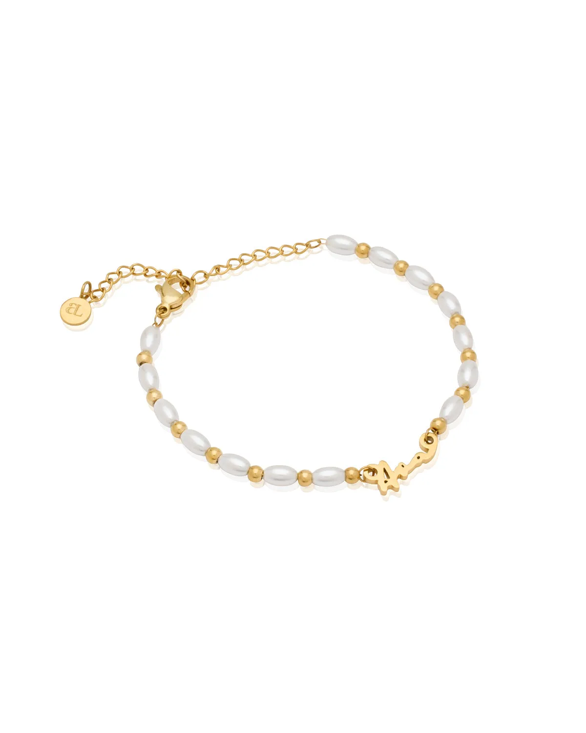 Mini Signature Name Bracelet (Gold)