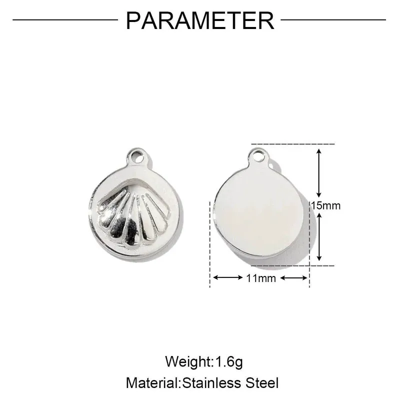 Mirror Polished Lobster Fish Seahorse Stainless Steel Necklace And Pendant Seahorse Starfish Shell Titanium Steel DIY Ornament Accessories