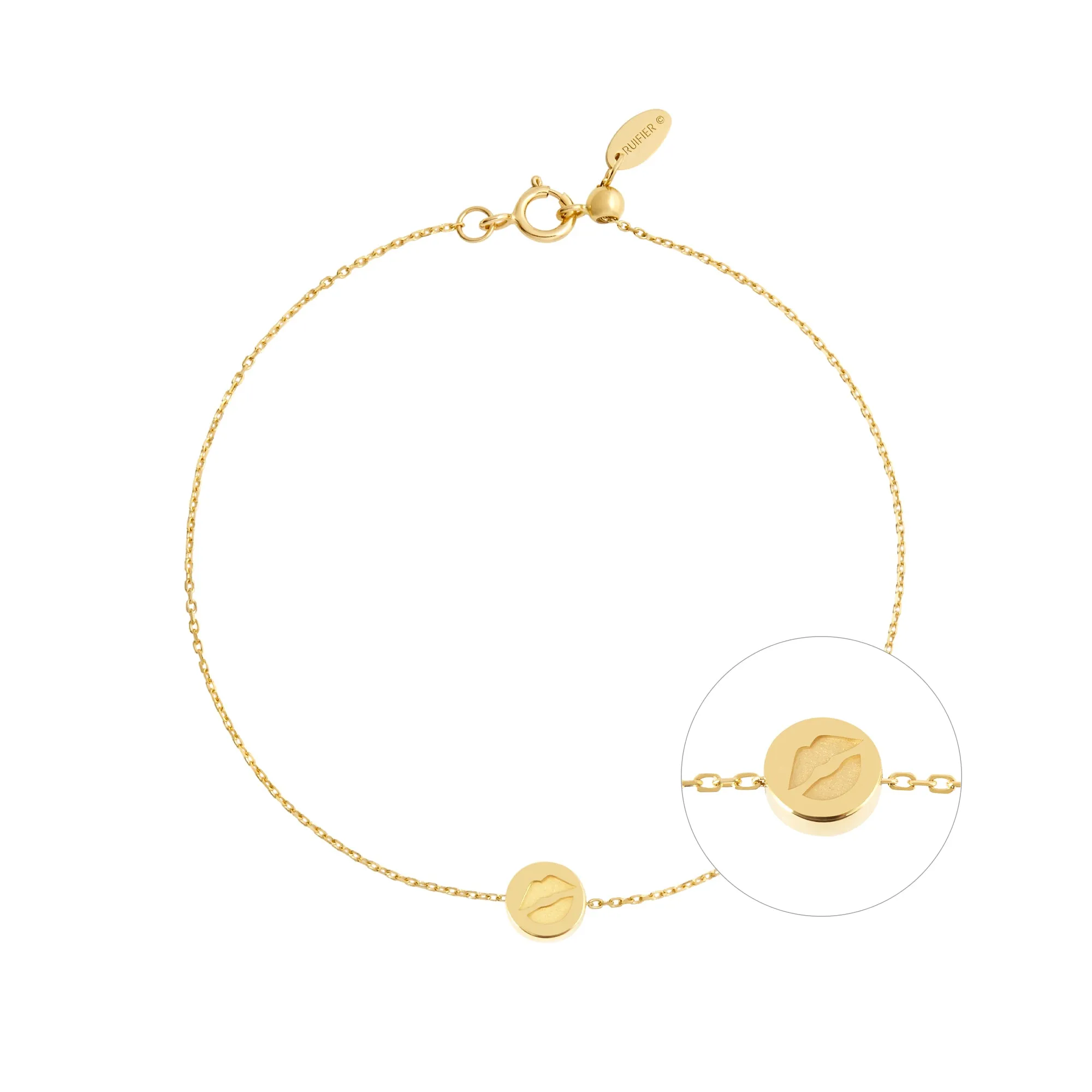 Modern Words Fine Kiss Me Bracelet