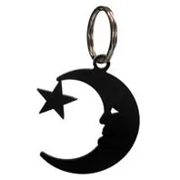 Moon & Star Key Chain