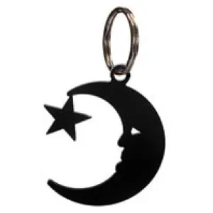 Moon & Star Key Chain