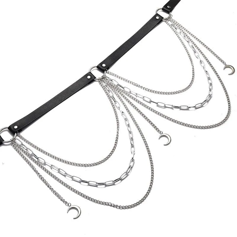 Moon Escape Belt With Chains