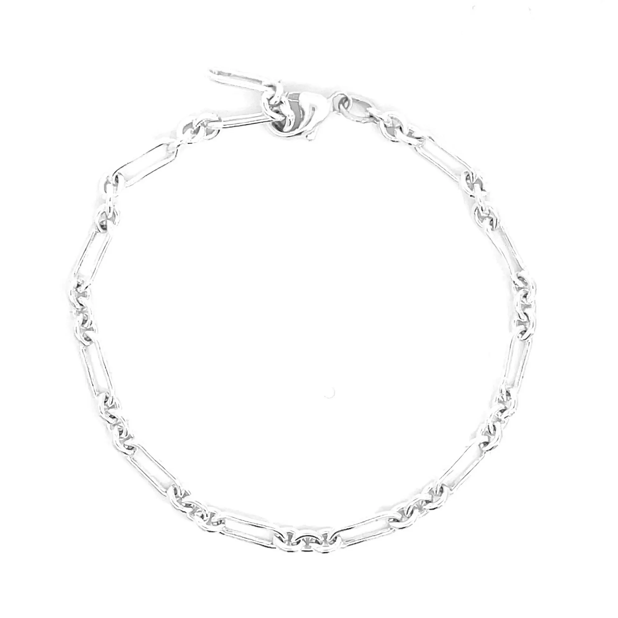 Multi-Link Chunky Paperclip Bracelet