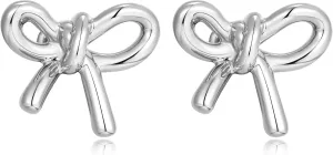 MUYAN Gold Bow Butterfly Stud Earrings Fashion Jewelry for Women