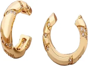 New 2025 For Design 13 Styles Ear Cuff Gold Color Non-Piercing Clips Earrings Cartilage Jewelry For Women Hers Birthday Party Gift With For You Jewelry Fashion Accessories Creative Gift
