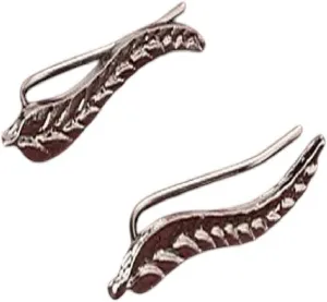New 2025 Gift Fashion Women Ear Sweep Wrap Silver Color/Gold Color Lady Ear Climber Leafs Ear Cuffs Earrings for Women Decoration Jewelry Commemorative with You Accessories Trendy Best for Gift