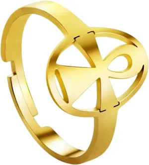 New 2025 Jesus Cross Love Stainless Steel Open Ring Women's Faith Christian Guardian Fashion Party Gift Jewelry New 2025 With For You Jewelry Fashion Accessories Creative Gift
