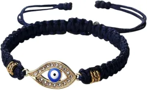 New 2025 Lucky Blue Bracelets For Woman Man Handmade Adjustable Rope Red Black String Prayer Charms Jewelry Findings Friends Gift Fashion Trendy Accessories Creative
