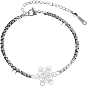 New 2025 Stainless Steel Angel Seal Archangel Cutout Ring Six Charm Prayer Bracelet Christian Bracelet Men Women Amulet Decoration Jewelry Commemorative With You Accessories Trendy Best For Gift