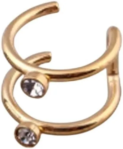 New 2026 1 Piece Punk Man/Women Stainless Steel Ear Clip Earring Cuff Wrap Earrings No Piercing-On Cartilage Jewelry Fashion Trendy Accessories Creative Gift