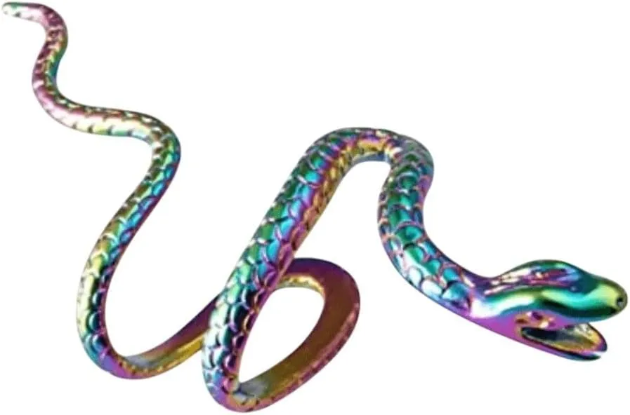 New 2026 1Pc Unisex Spiral Snake Ear Cuff-No Piercing Wrap, Personality Open Hoop Earring Cartilage Tragus Jewelry Fashion Trendy Accessories Creative Gift