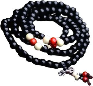 New 2026 Men Women Wood Beads Bracelets Rappers Jewelry Gifts Sandalwood Chinese Buddhist Buddha Meditation Prayer Bead Bracelet Decoration Luxury Accessories Trendy Best For Gift