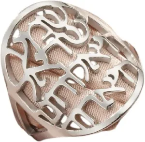 New 2026 Unisex 1Pc Ring for Women and Men Hebrew Jewish Faith Prayer Stainless Steel Rings Kabbalah Judaica Religious Amulet Jewelry Fashion Luxury Accessories Creative Gift for Women and Men