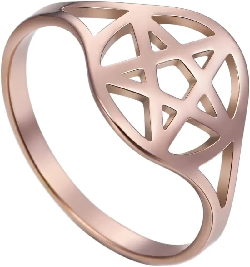 New 2026 Unisex Menorah Ring Jewish Magen Judaica Hebrew Israel Faith Lamp Hanukkah Stainless Steel Finger for Women and Men Jewelry Fashion Luxury Accessories Creative Gift for Women and Men