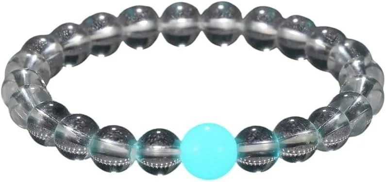 New 2026 Unisex Stainles Stell Natural Stone Bracelet Yoga Luminous Glow In The Dark Charm Beads For Men Women Prayer Buddhism Jewelry Fashion Trendy Accessories Creative Gift For Women And Men