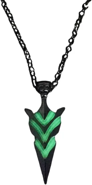 New For Trendy 2025 Vintage Luminous Glowing Arrow Pendant Knight Spear Necklace Glow In The Dark Pike Necklace For Women Men Party Gifts Jewelry Fashion Accessories Creative Gift