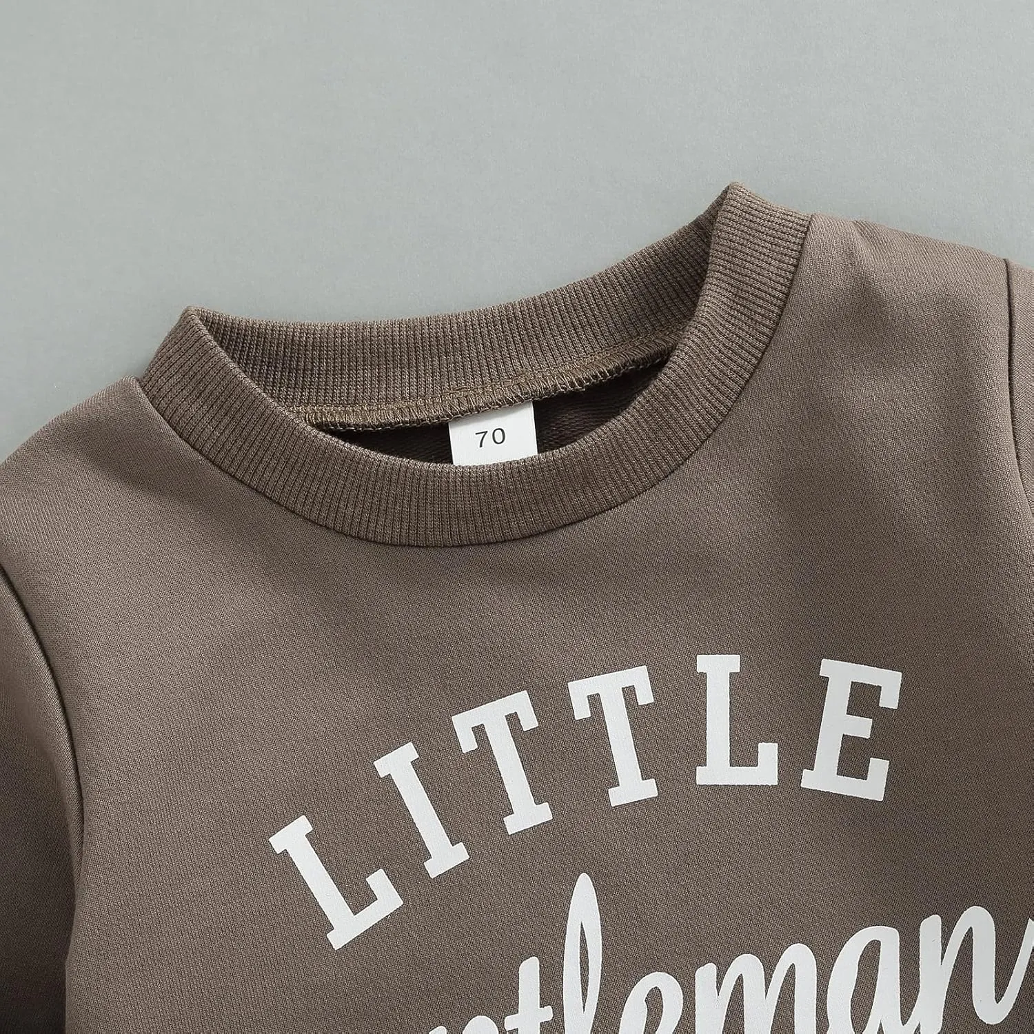 Newborn Infant Baby Boys Pullover Dad's Little Dude Sweatshirt Long Sleeve Casual Sweater Fall Clothes