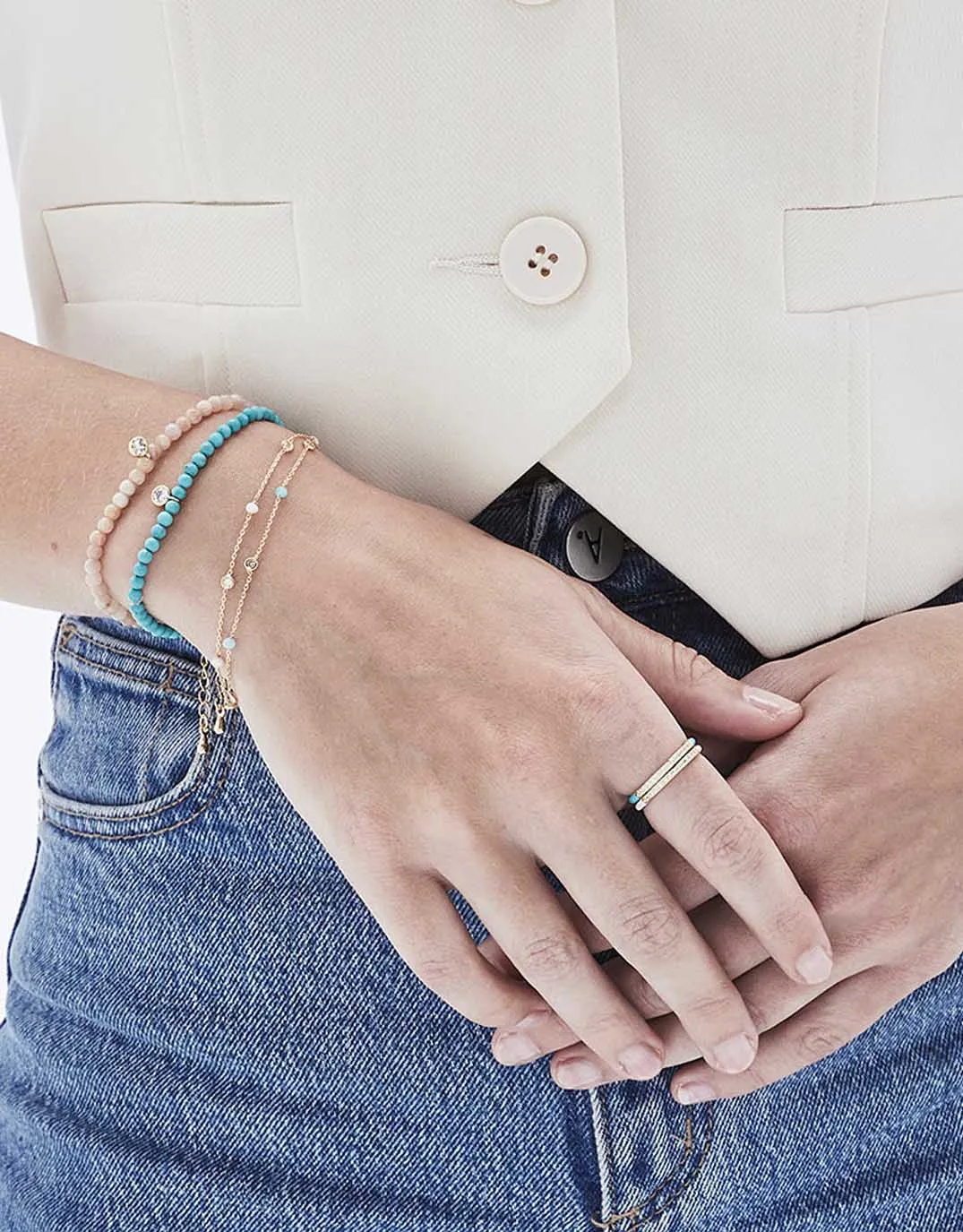 Nina Bracelet - Pearl